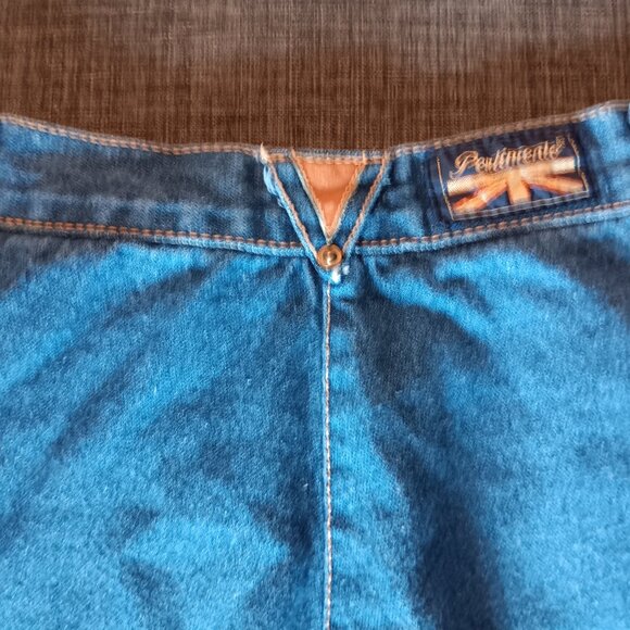 Vintage Pentimento Women's Jeans Denim Leather Accents XXS 70s - Picture 9 of 11